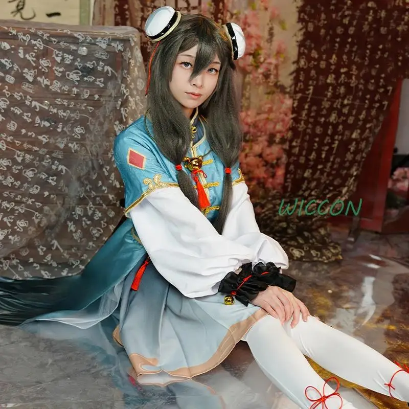 

Anime Game Genshin Impact Shenhe Cosplay Costume Cosplay The Divine Damsel of Devastation Fan girl games anime women