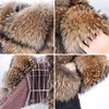 2024 maomaokong Super Hot Winter Women Luxury Thick Real Raccoon Fur Coat Natural Fox Fur Jacket Plus Size Jackets Female Vest 6