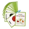 Kids Montessori English Words Learning Card Pocket Flashcards Early Educational Toys Classroom Supplies Teaching Aids 5