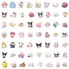 100PCS Cartoon Cute Sanrio Hello Kitty Sticker Kuromi DIY Phone Fridge Laptop Sticker Decoration Classic Toys Gift 6
