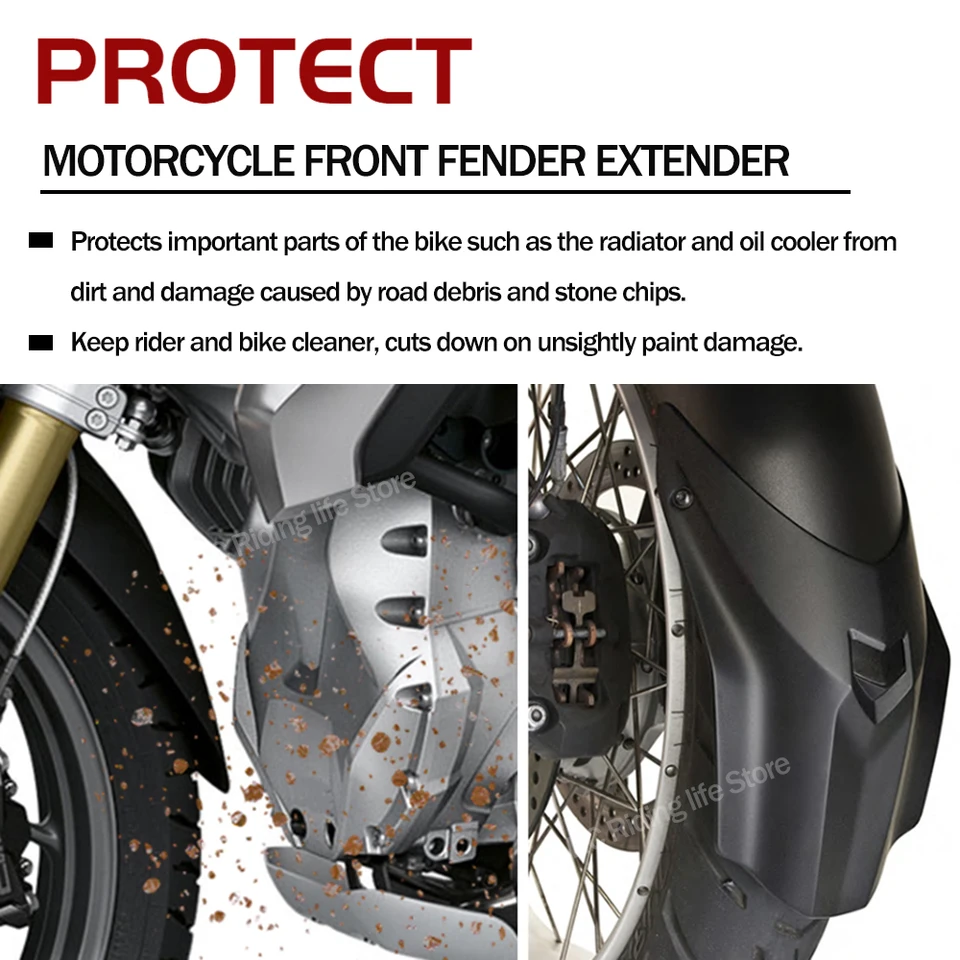 Front Fender 未完成のABSフロントフェンダーホイールカバーBMW K50 R 1200 GS 11-18のための下のフィット Unfinished ABS Front Fender Wheel Cover サンダーバイク□ フロントフェンダー GPR 23インチホイール用 (未塗装