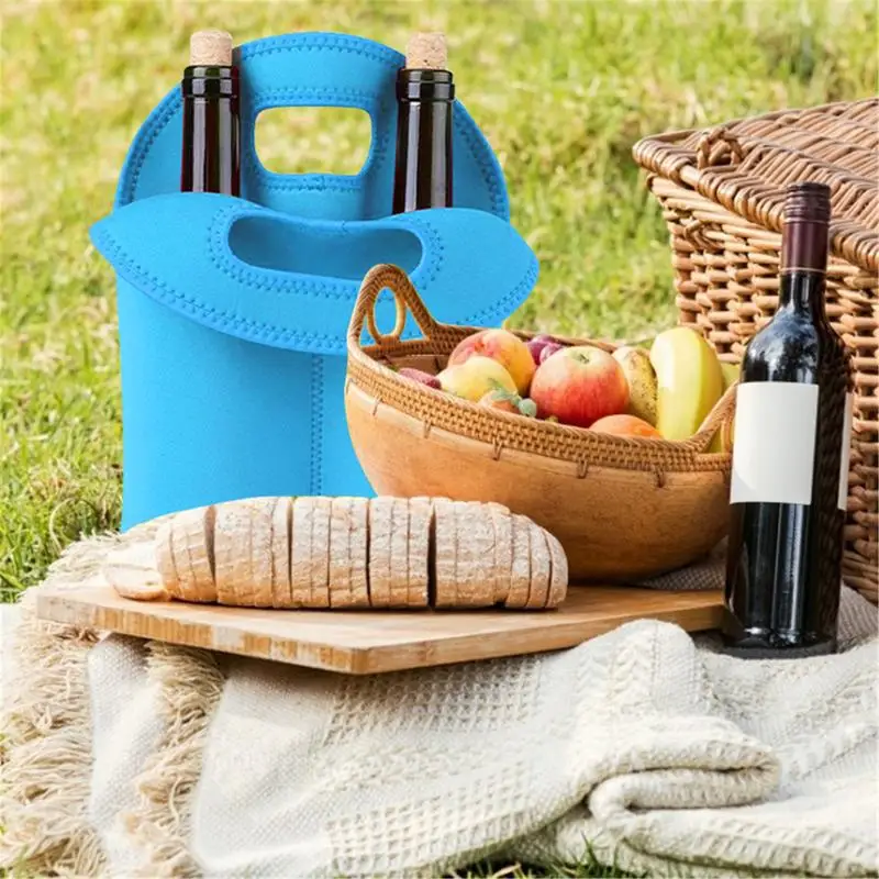 Wicker Insulated Wine Bag