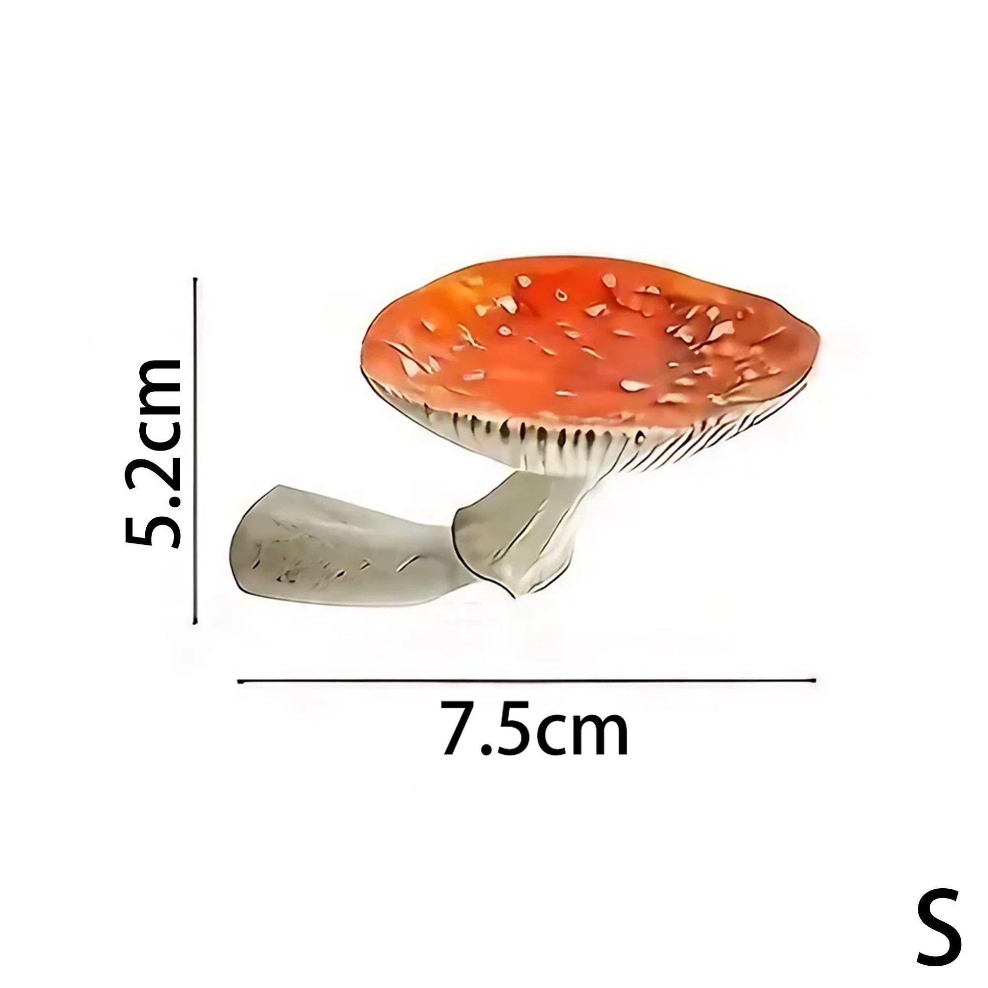 Floating Wall Shelf Mushroom Shape, Resin Hanging Shelf Handmade Display Rack Wall Mounted, Storage Organizer with Smooth Edge Lightweight Sturdy Mounting Hardware, for Bedroom Living Room Bathroom Entryway Hallway Plant Succulent Pot Modern Home Style