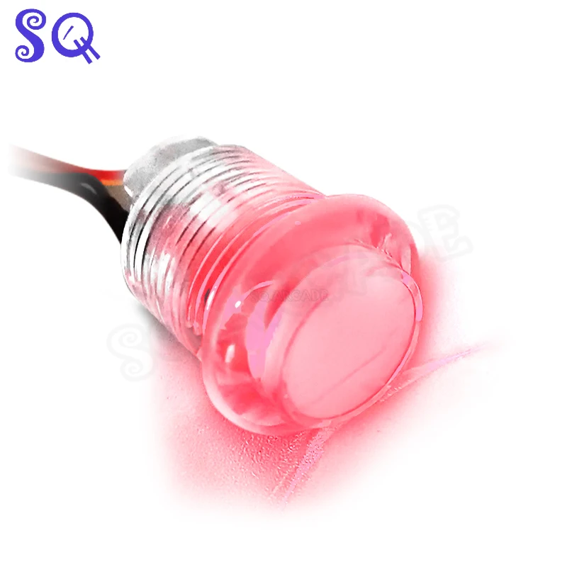 10 pcs Arcade GoldLeaf RGB Illuminated 3.3v Push button 2.8mm for MAME or Virtual Pinball machine PacLED64 or I-PAC Ultimate I/O