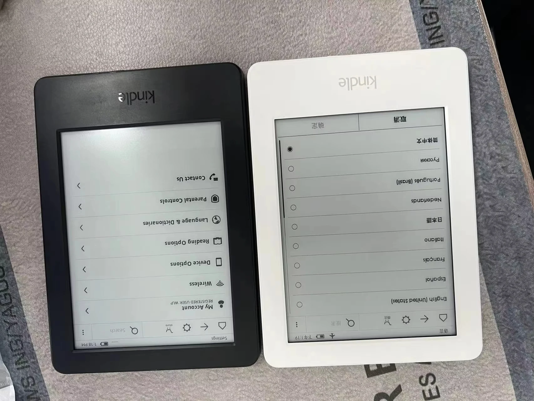 Kindle7th E-reader Without Backlight 6-inch E-Ink Screen, Supports Various Ianguages