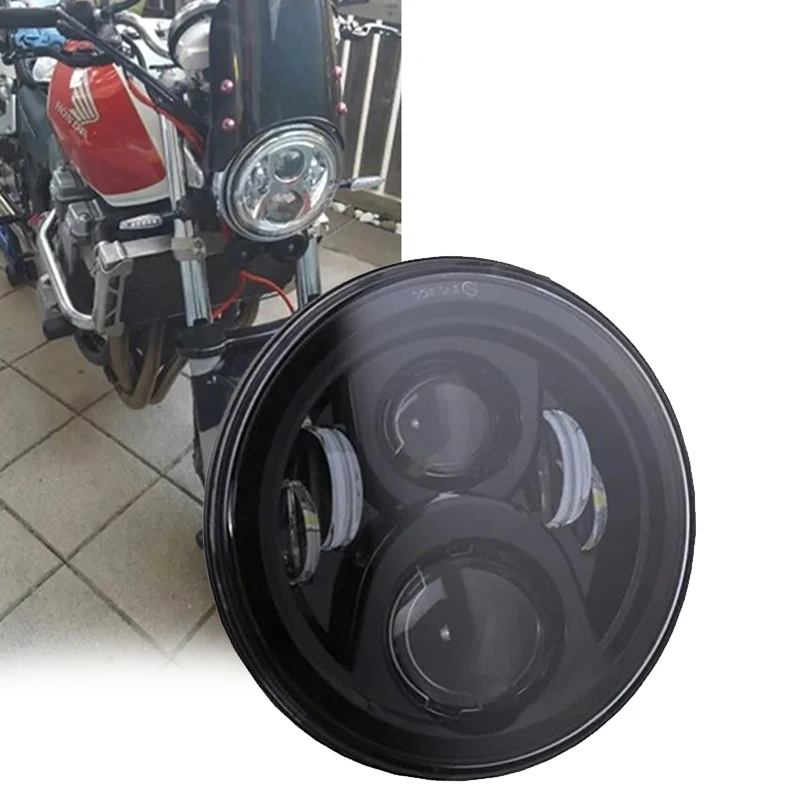 12V Motorcycle Chrome Halogen Front Headlight Lamp For Honda CB400/CB500/CB1300 For Hornet 250 600 Headlight I.857894324