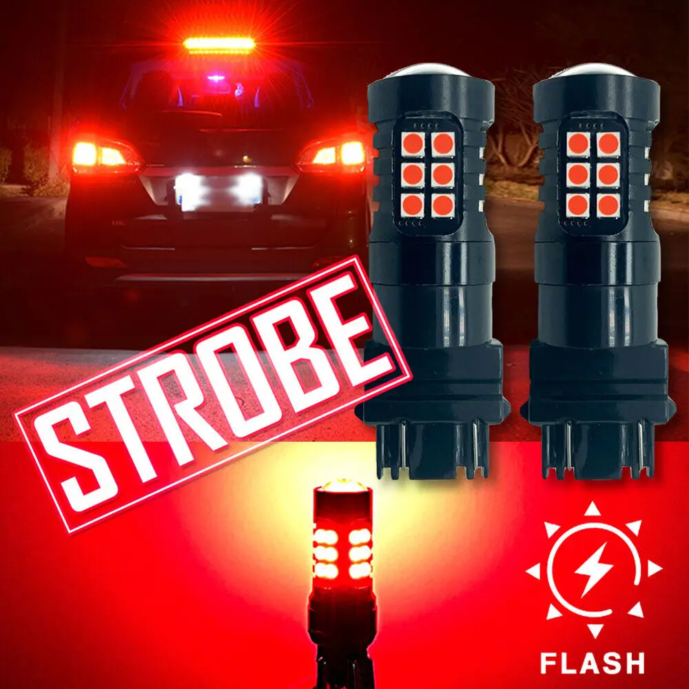 2Pcs W21W WY2W LED ���� T20 7440 7443 LED Canbus ������ ��Ʈ�κ� �÷��� T25 3156 P27/7W LED �ڵ��� �극��ũ ���� ����Ʈ Skoda Lada