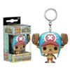 FUNKO Keychains One Piece Roronoa Zoro TonyTony Chopper Kwaii Compact Anime Doll Pendant Pocket Keychain Toy Gift for Children 4