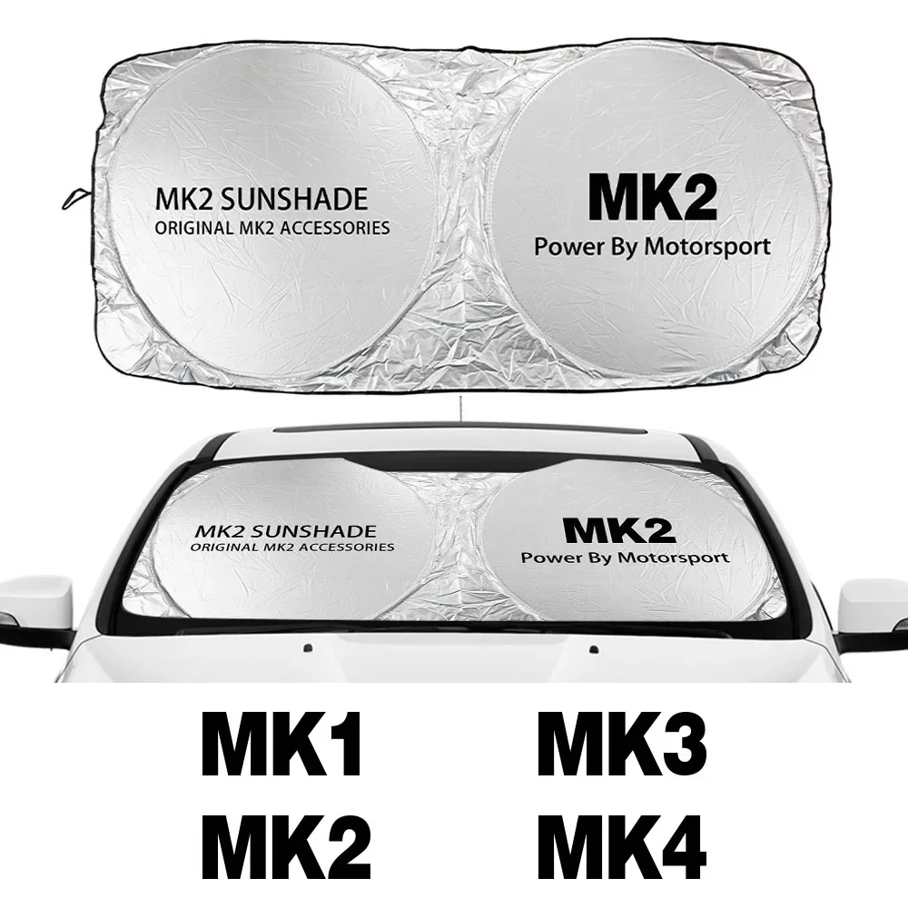 Car Windshield Sun Shade Visor Cover UV Protection Shield Sunshade Pad for Ford Focus 2 3 4 1 MK2 MK3 MK4 MK1 Auto Accessories