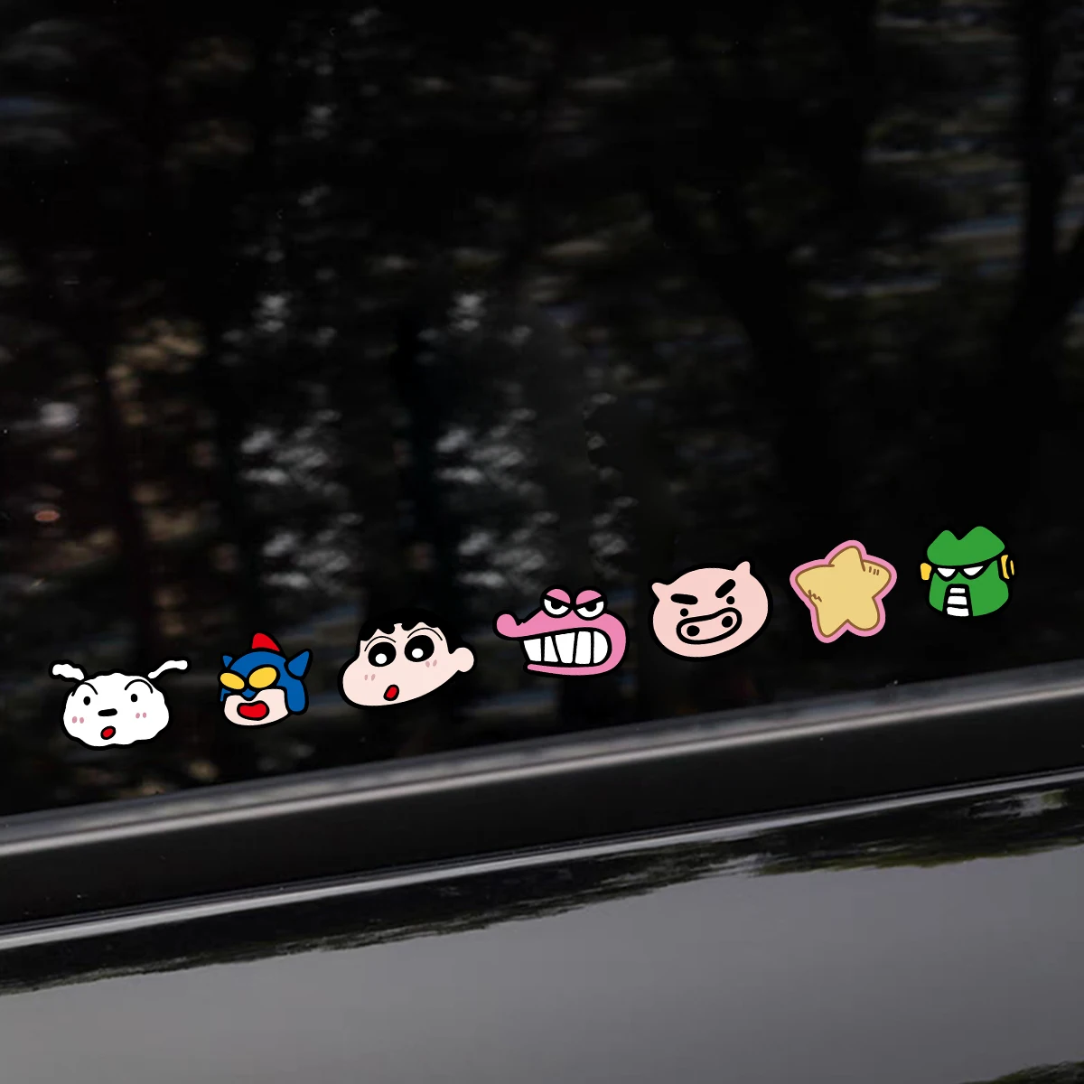 Cute and Creative Cartoon Car and Motorbike Stickers - Durable PVC Decorative Stickers