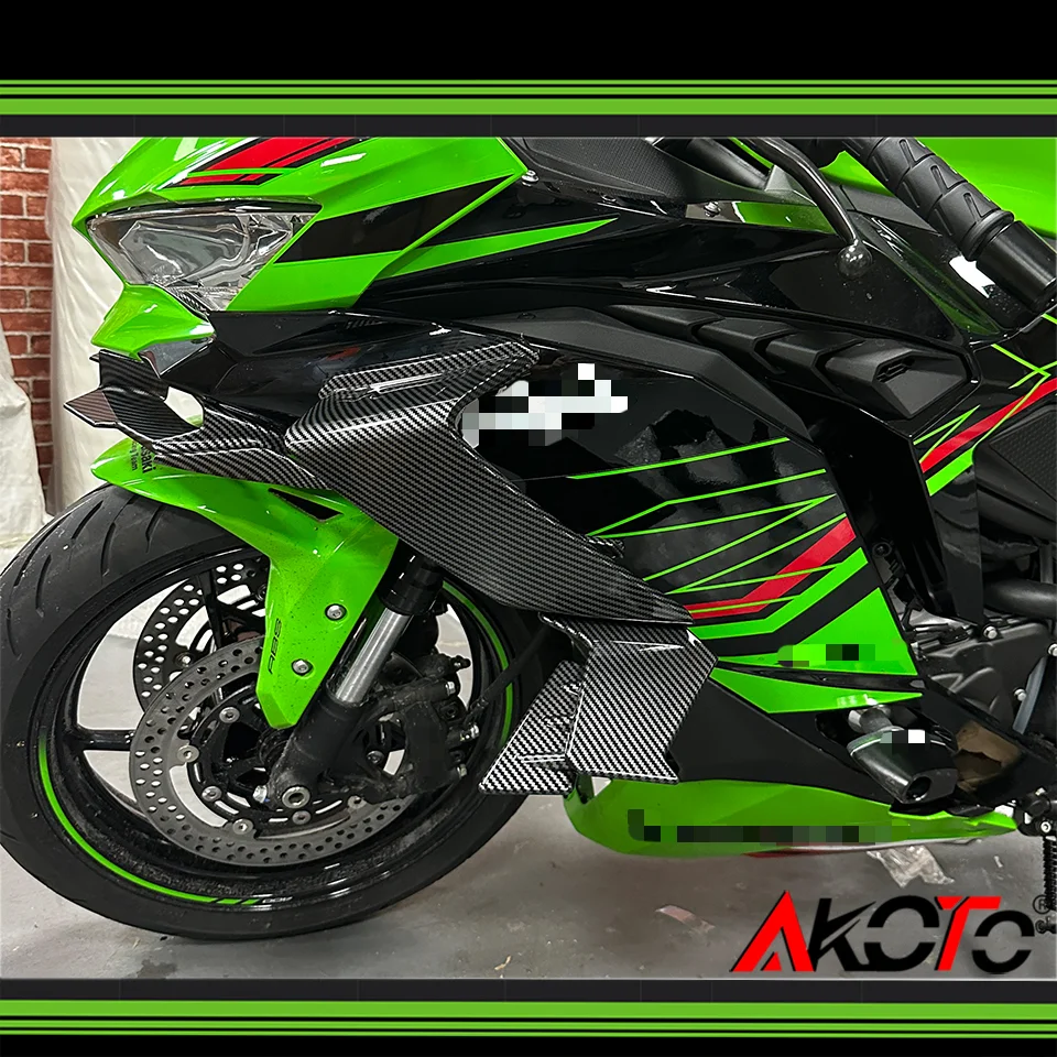 thumbnail image 2 of 2X(1 Pair Motorcycle Side Winglet For 650 400 300 250 H2R -14R4291 2 of 12