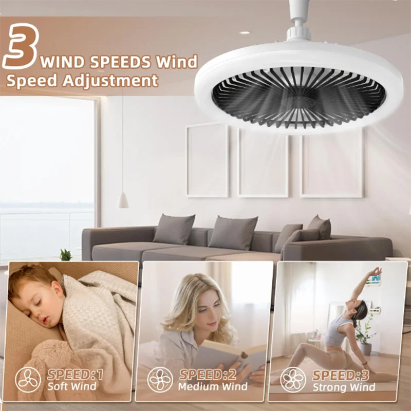 Modern Small Ceiling Fan Light 2