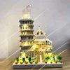Knew Built Exquisite Paris Eiffel Tower Micro Mini Building Blocks Toys Set: LED Illuminated, Perfect Gift Illuminate Your World 6
