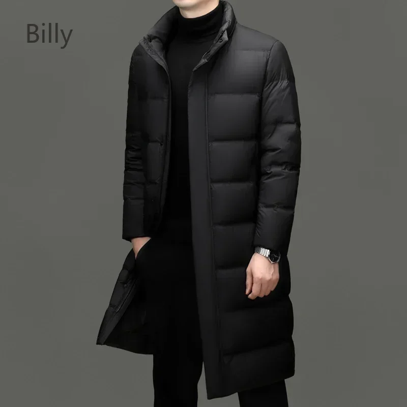 Down jacket Trend Leisure Men's clothes Winter Medium and long section Cotton clothing Large size