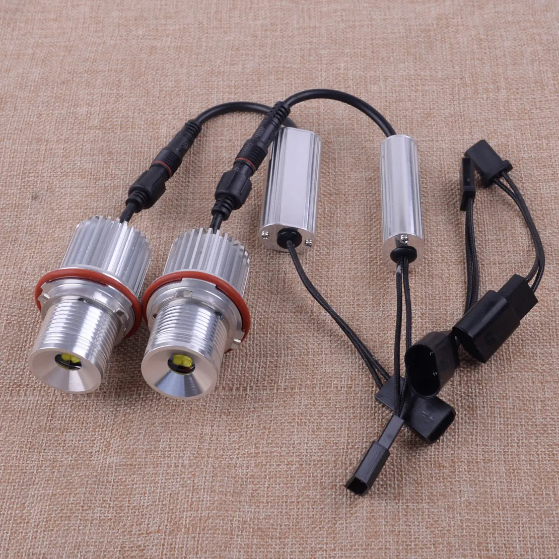 まほ 40W 12V LED Angel Eyes Marker Light Bulb Error Free