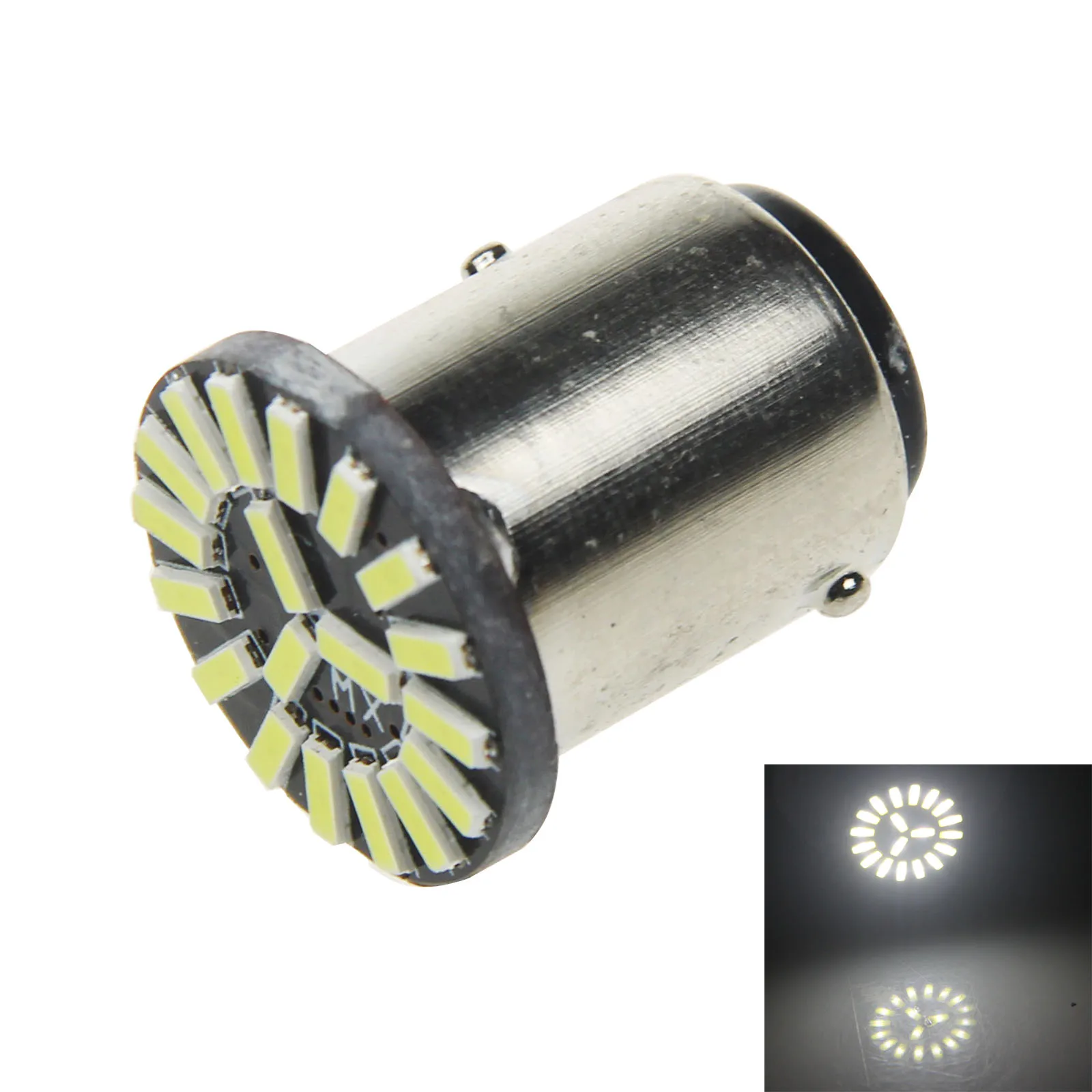 

1 х Белый Авто 1157 стоп-сигнал задсветильник свет 19 излучателей 4014 SMD СВЕТОДИОДНЫЙ 1154 1158 Z21241