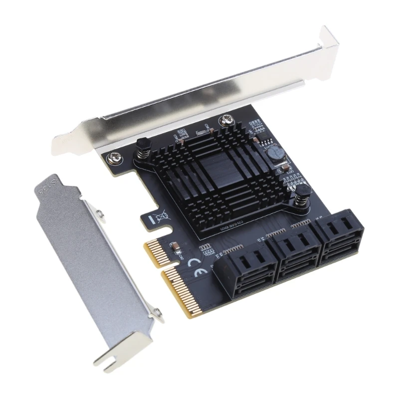 

6-портовая карта расширения PCI for Express (PCIe) — подходящая для настольных ПК
