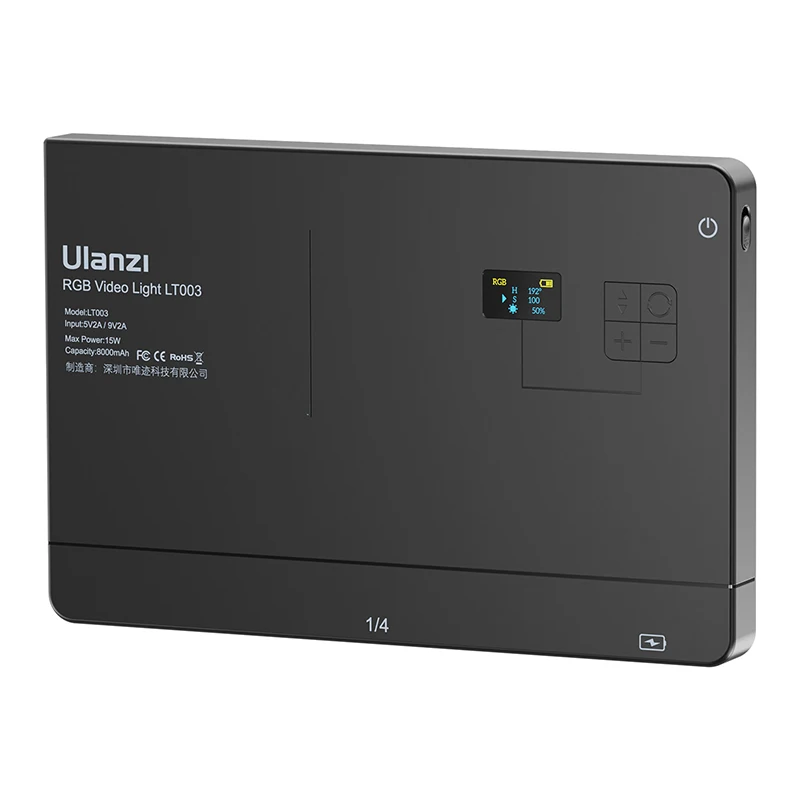 Ulanzi 10inch RGB LED Video Light Panel