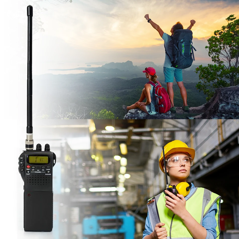 Albrecht Antenne CB Pour Stations De Radio CB Portable Avec Connecteur BNC 54 Cm