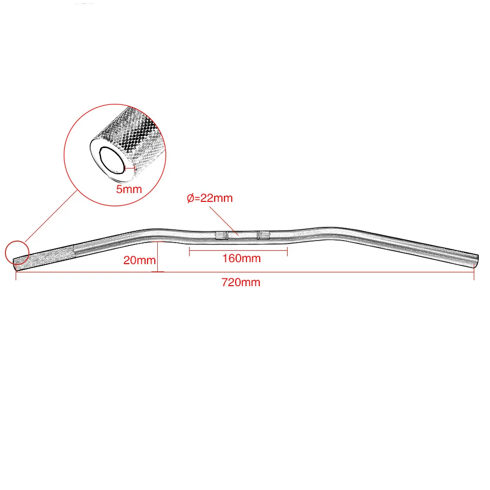 22mm  ڵ  ˷̴ ձ Ƴ¡ 7/8 ''Ƽ  ȥ ߸ Ű ͻŰ ER6N Z900 CBR600RR CB400