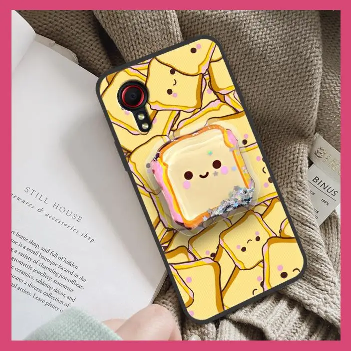 TPU phone stand holder Phone Case For Samsung Galaxy Xcover5/SM-G525F Soft Case Fashion Design 4