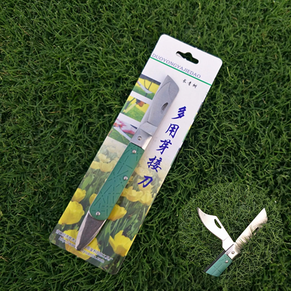 

Grafting Folding Knife Garden Seedling Foldable Cutter Branch Cutting Pruning Tool Tree Budding Blade Nursery Bark Peeler Lifter