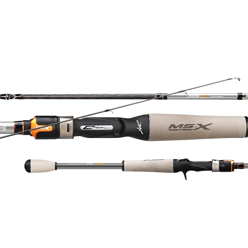 Histar MS-X FUJI 버전 긴 캐스트 O 링 크로스 라인 카본 테이프, 빠른 액션 UL-MH 경도, 고강도 낚싯대, 1.68-2.4m