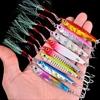 Metal Jigging Lures Set 3/5/8pcs 7g–40g 1