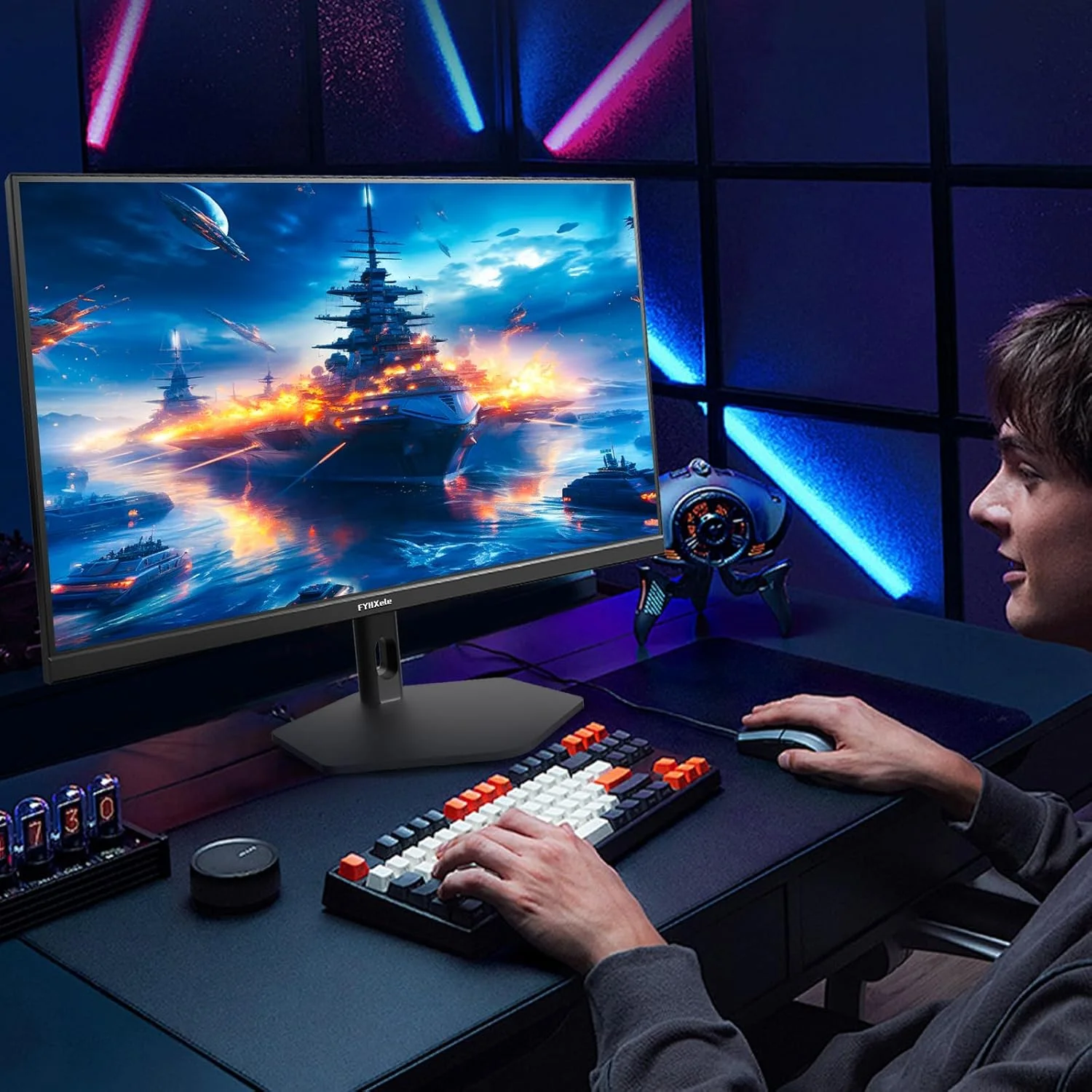 27 Inch Gaming Monitor - 2K 1440P IPS, 300Hz Refresh Rate, 0.8ms Response Time