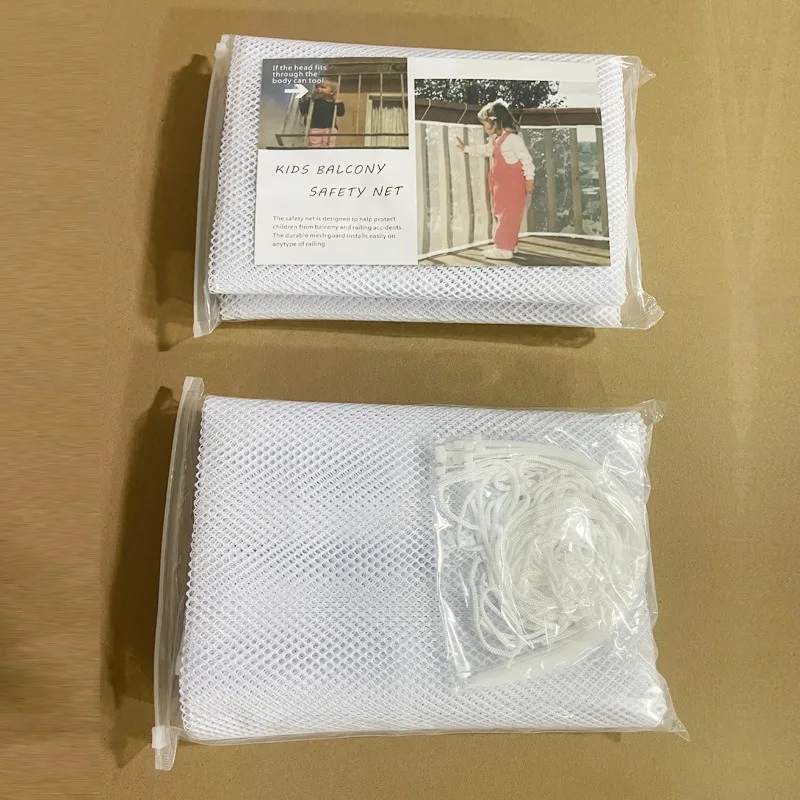 3m Extra-Thick Stair Safety Net - Balcony Child/Pet Cat Fall Prevention Net, Durable Rope Mesh for Home Staircase Protection