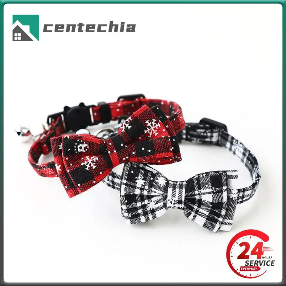 

Cute Cat Collar Small Puppy Cat Dog Collars Bow Kitten Collar Bowknot Necklace with Bell for Dog Cat Chihuahua Pet Supplies