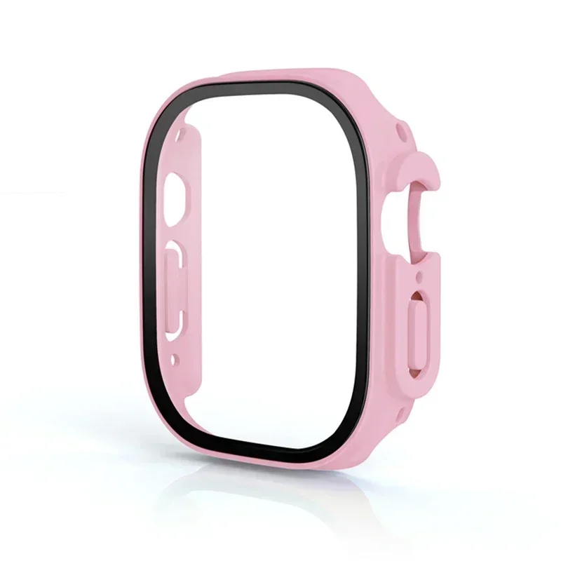 Premium HD Tempered Glass and Protective Case for Apple Watch Ultra - 49mm Screen Protector and Bumper Cover