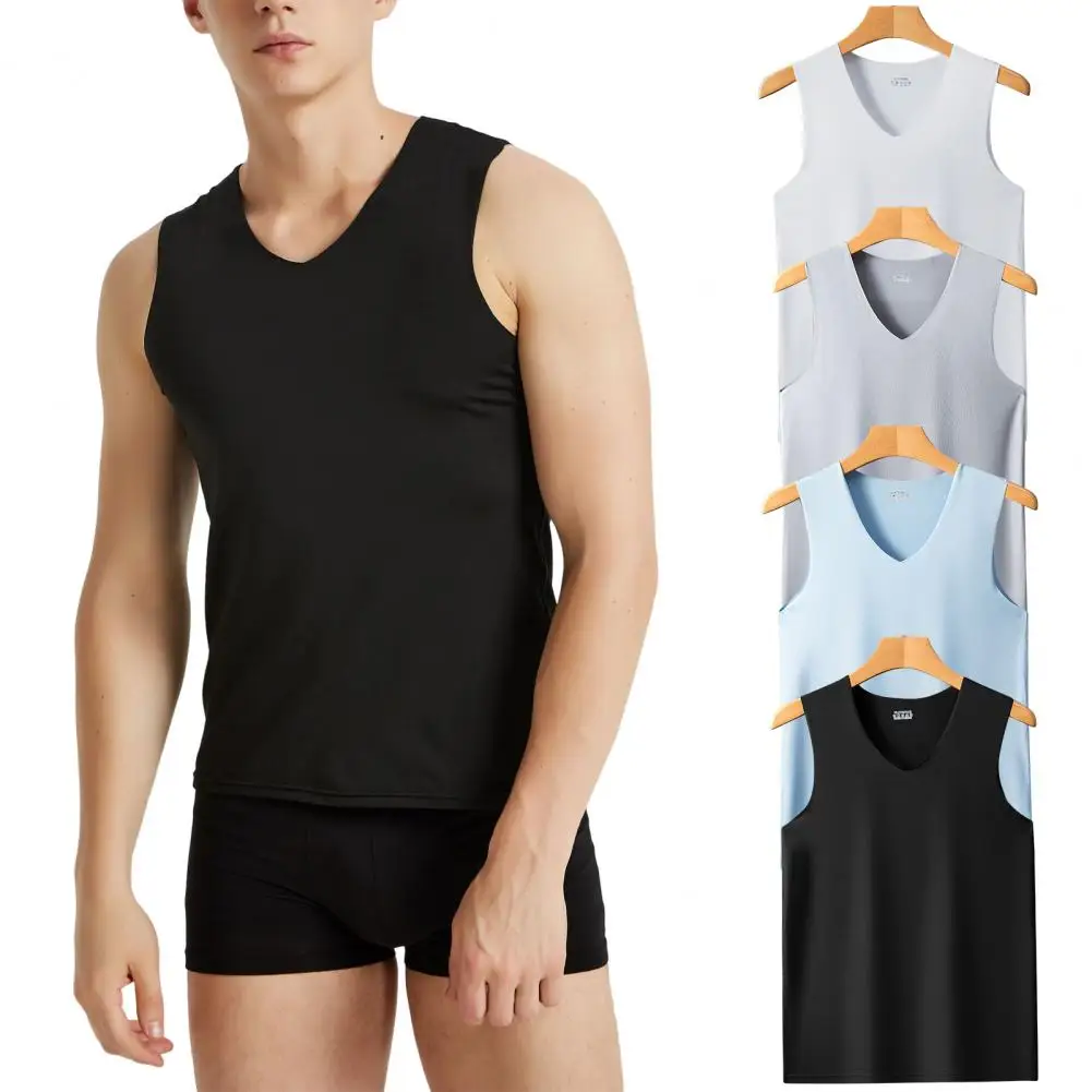 

Seamless Vest Stylish Summer Casual Seamless Training Vest 3D Cutting Bodybuilding Vest