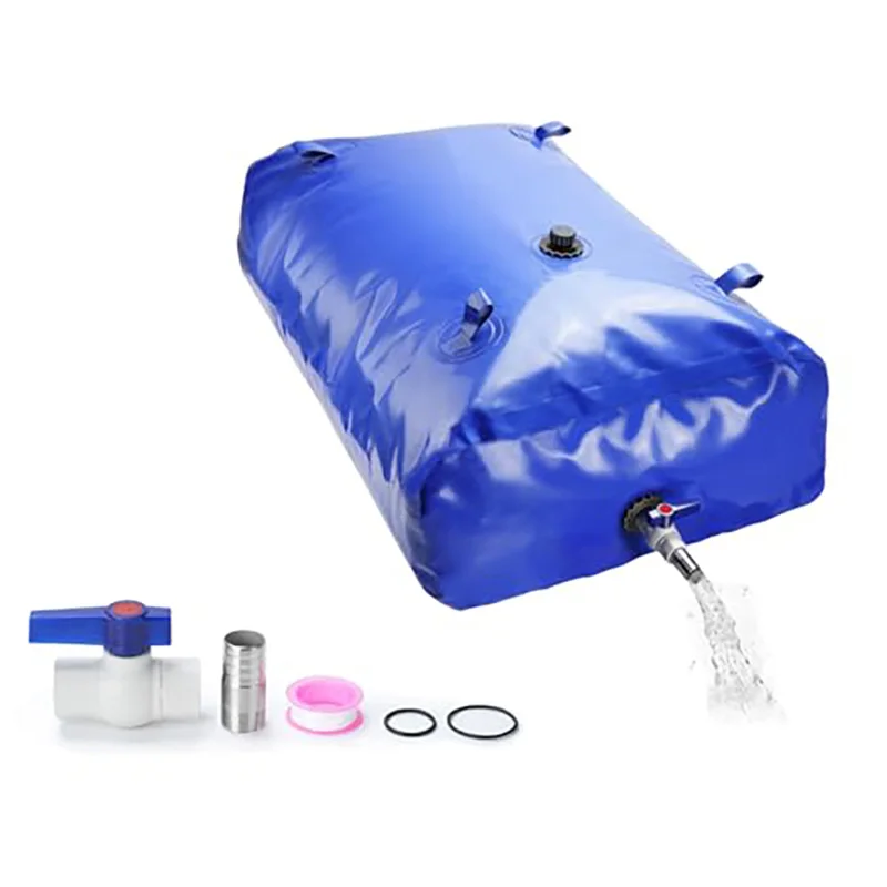 Foldable Water Bladder Storage Container for Drought Resistant Emergency Unicycle water storage bag