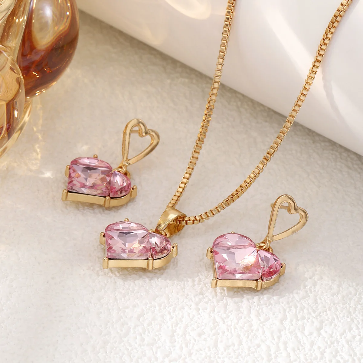 Jewelry Sets Necklace and Earrings for Bride