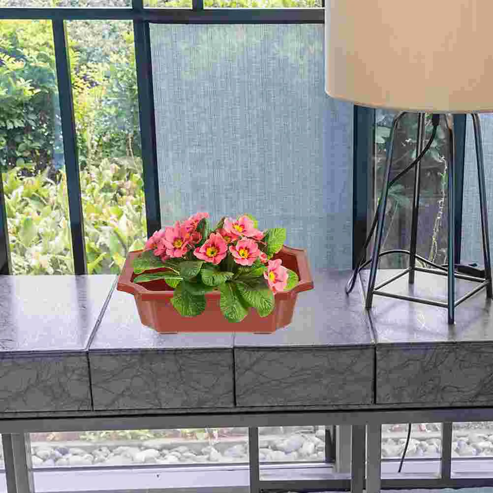 

5 PCS Bonsai Pot Flower Vegetable Pots Succulents Plastic Drainage Holes Flowerpot