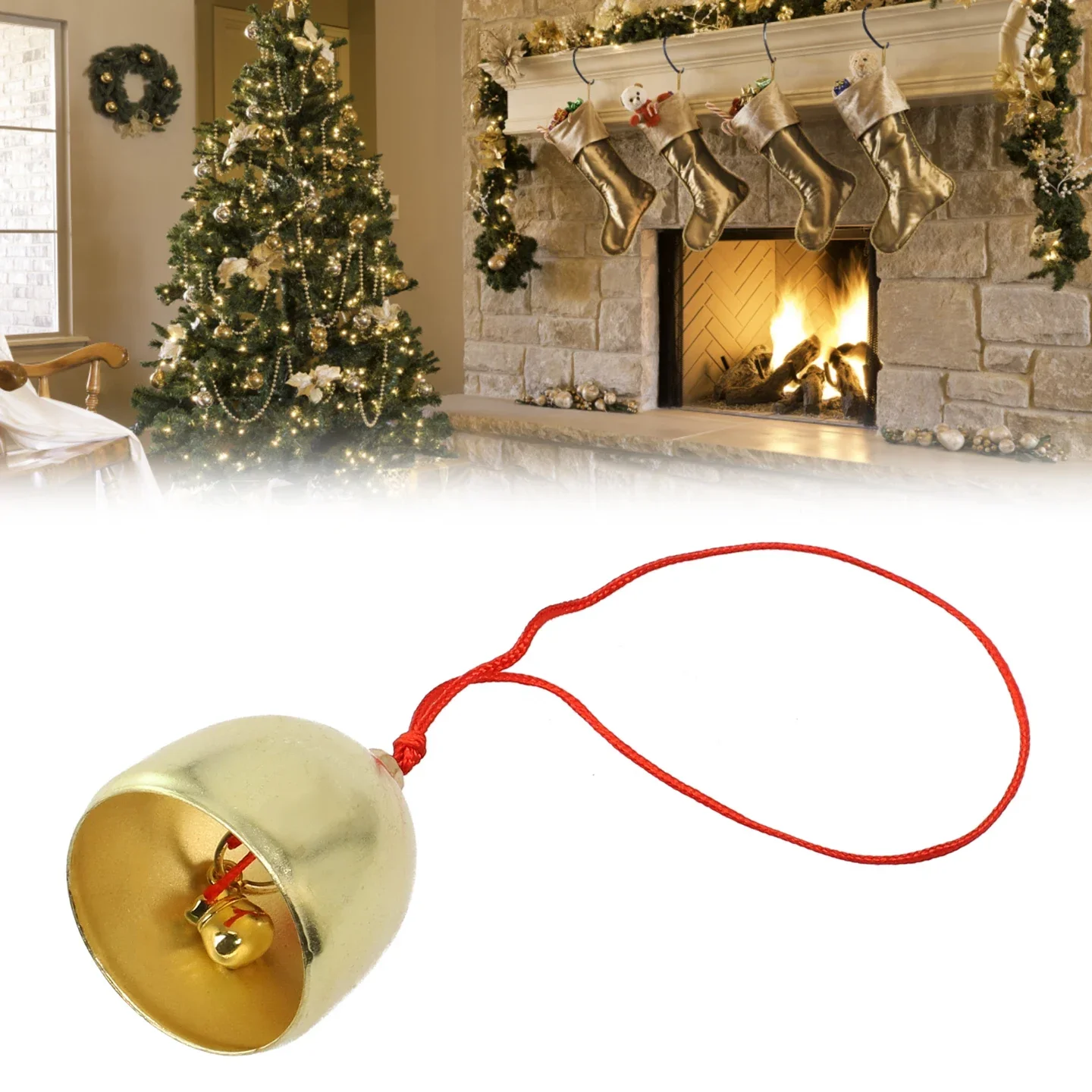 Wind Chime Pendant Metal Bell Pure Alloy Vintage 1PCS Anti-Theft DIY Craft Door Bell