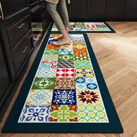 Tapis de sol de cuisine, tapis de décoration intérieure, tapis de style américain, tapis résistant à l'usure, tapis de zone, tapis de sol de cuisine, Alfombra Cocina 2