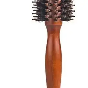 Anti-Static Wood Boar Bristle Round Styling Brush