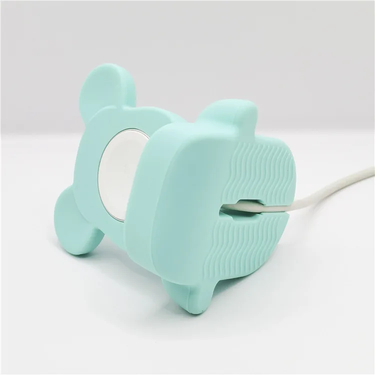 Cartoon Desktop Stand Silicone Charger For Apple Watch Series 9 8 7 6 SE 5 4 IWatch 49mm 45mm 44mm 42mm 41mm 40mm