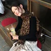 Designer Scarf women winter Y2K Hot Girl Retro Leopard Pattern High End Long Shawl Personalized Atmosphere Thin Print silk scarf 2