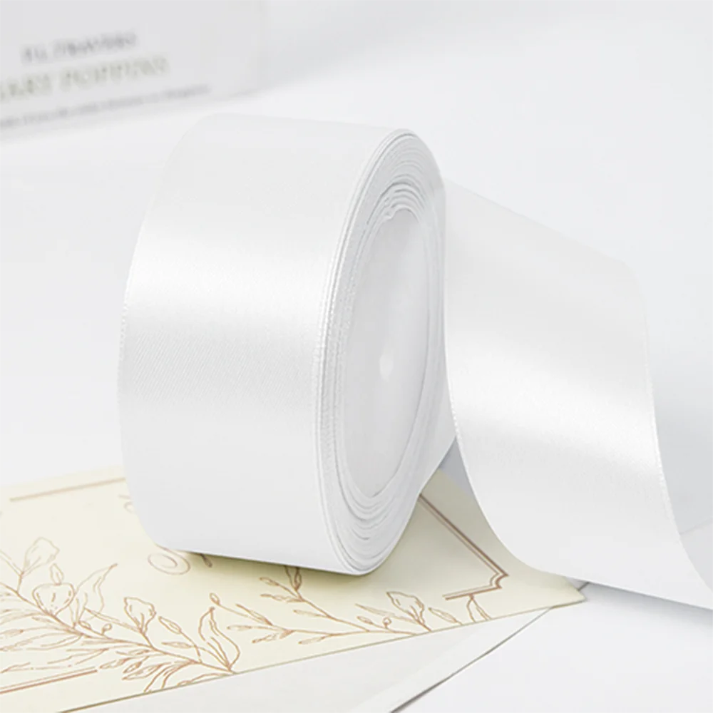 Satin Ribbons 25mm Satin Ribbons DIY Artificial Silk Crafts Supplies Sewing Accessories Scrapbooking Material Gift Box Belt