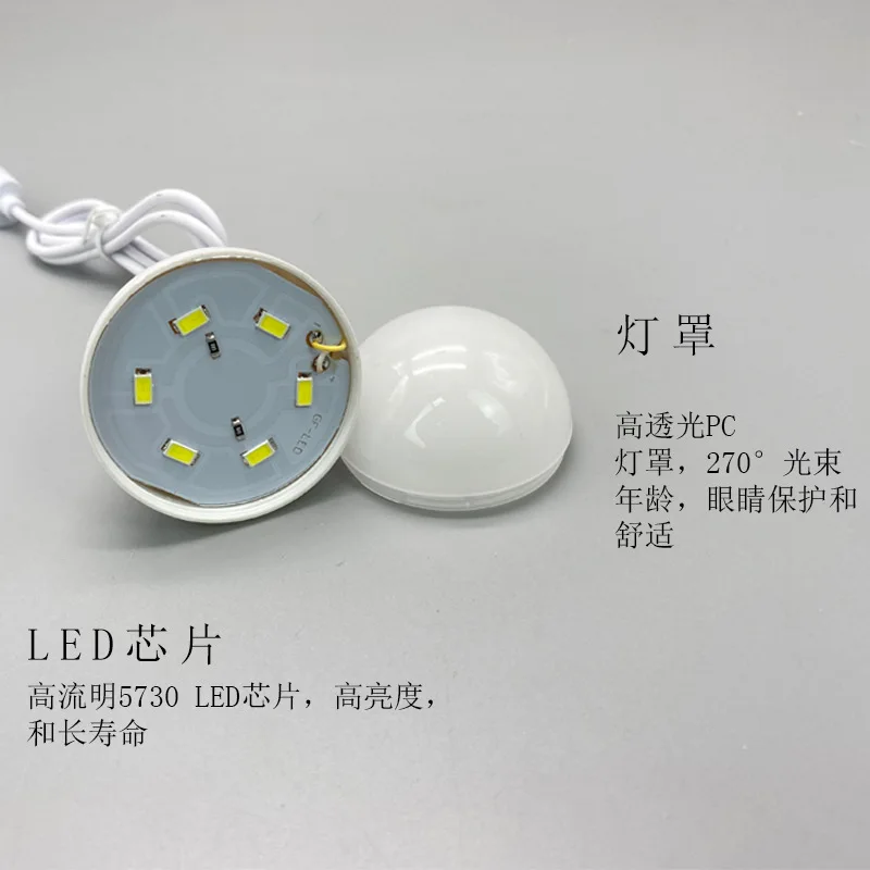 ZK50 LED Light Portable 5W Light Bulb Student Reading Learning Camping Outdoor Lighting Camping Mini USB Pendant led light mini led light