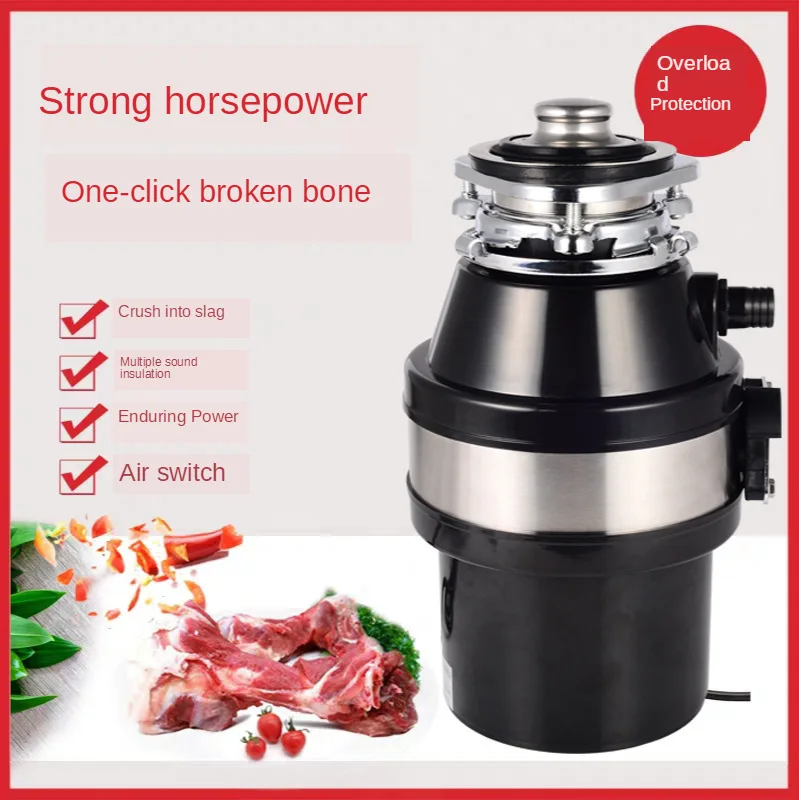 

Food Waste Disposer Residue Garbage Processor Air Switch Sewer Rubbish Disposal Crusher Grinder Material Kitchen Sink Appliance