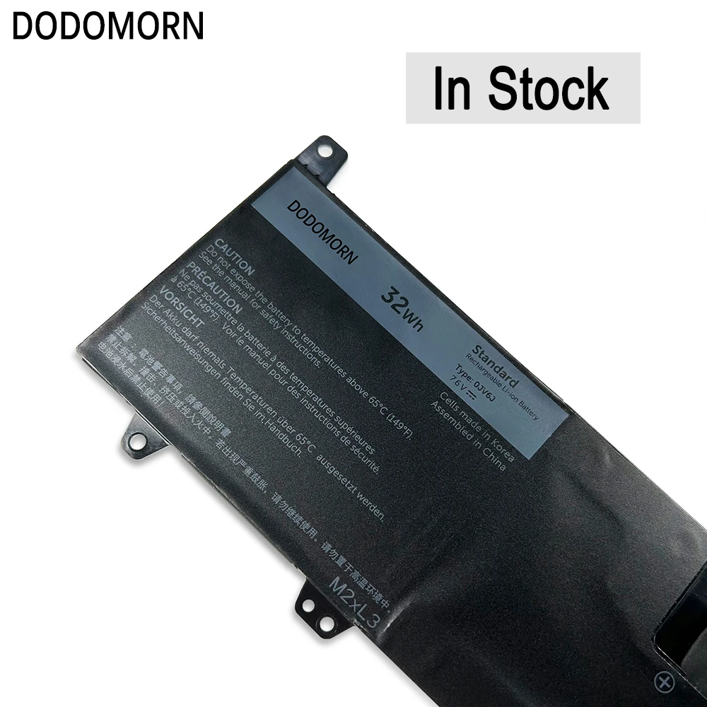 Dodomorn 0jv6j Bateria para Dell Inspiron 11 3000 3162 3164 3168 P24t001 P25t001 Série Baterias para Laptop Ojv6j 0hh6k9 8nwf3 32wh - Imagem 4