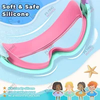 Lunettes de natation colorées pour enfants, Vision large, Anti-UV, Anti-buée, sans fuite, accessoires de natation pour garçons et filles, jeunes tout-petits âgés de 3 à 15 ans 4