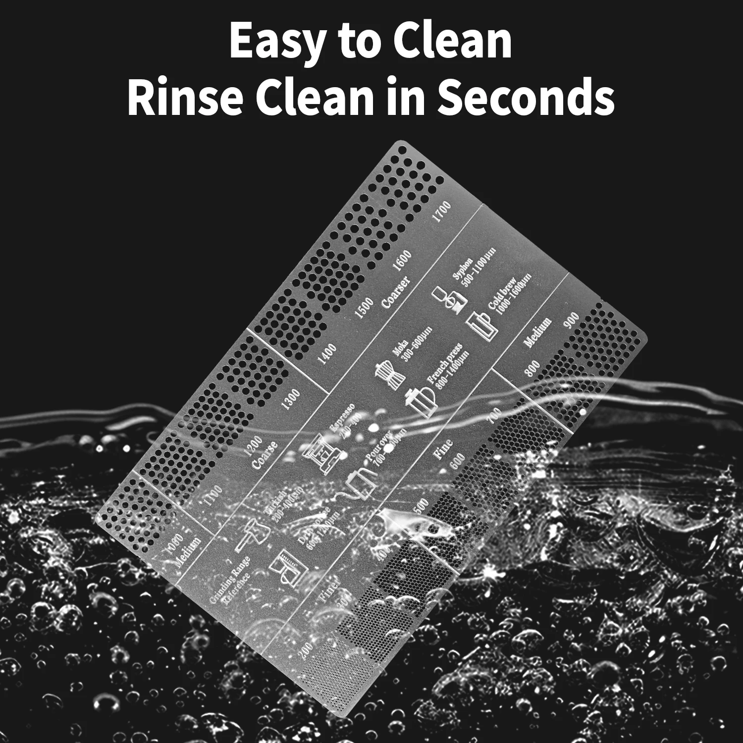 بطاقة مقارنة حجم طحن القهوة الاحترافية من الفولاذ...