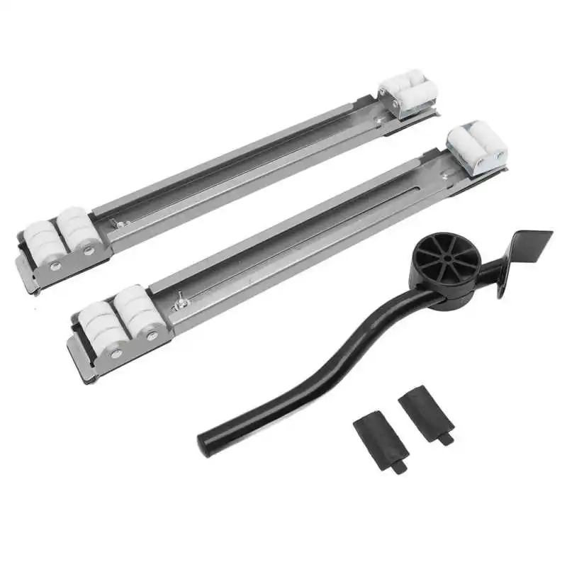  Heavy Duty Appliance Rollers, Universal Wheel Base Easy To Move  Load Bearing 300KG Refrigerator Appliance Rollers for Washer(Black) :  Appliances