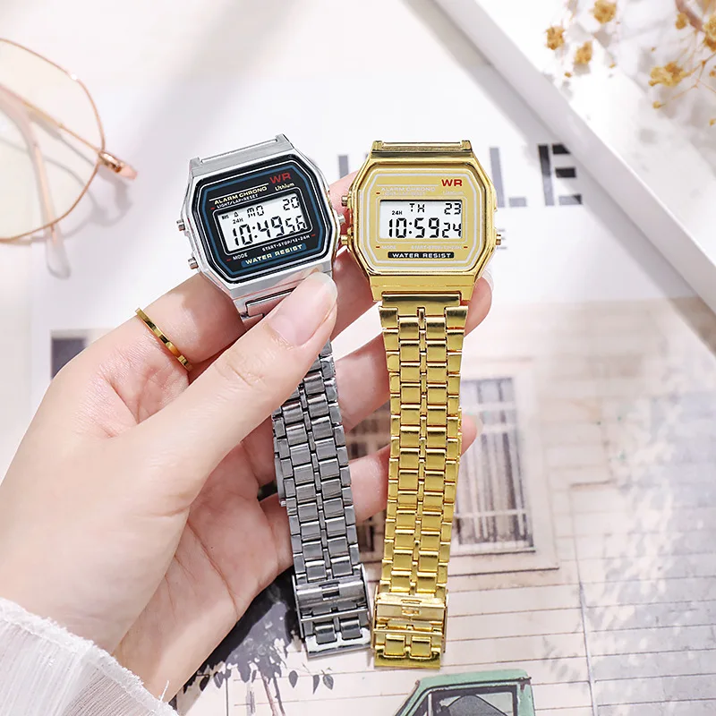 Reloj digital de lujo para mujer