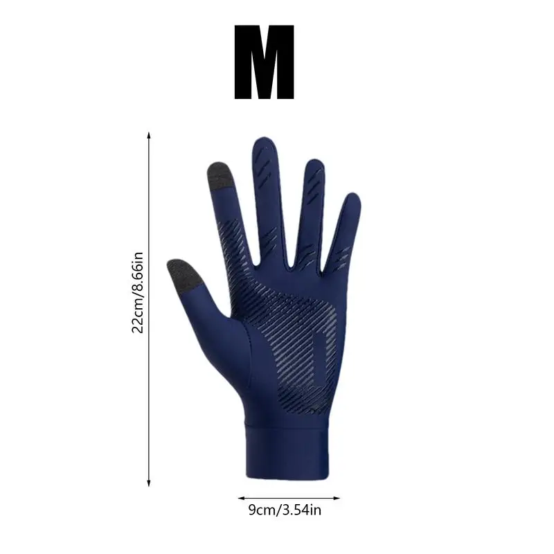 UV Fishing Gloves Non Slip UV Protection Full Finger Fishing Gloves Thin Ice Silk Gloves For Outdoor Activities Daily Driving 6